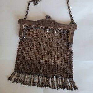 Vintage German Silver Mesh Handbag